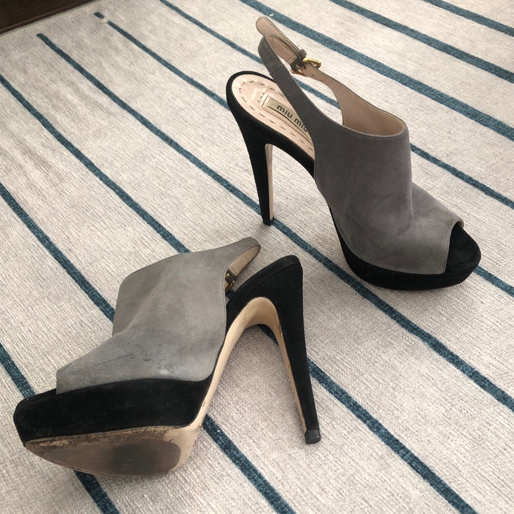 Miu Miu Gary high heels platform 35.5